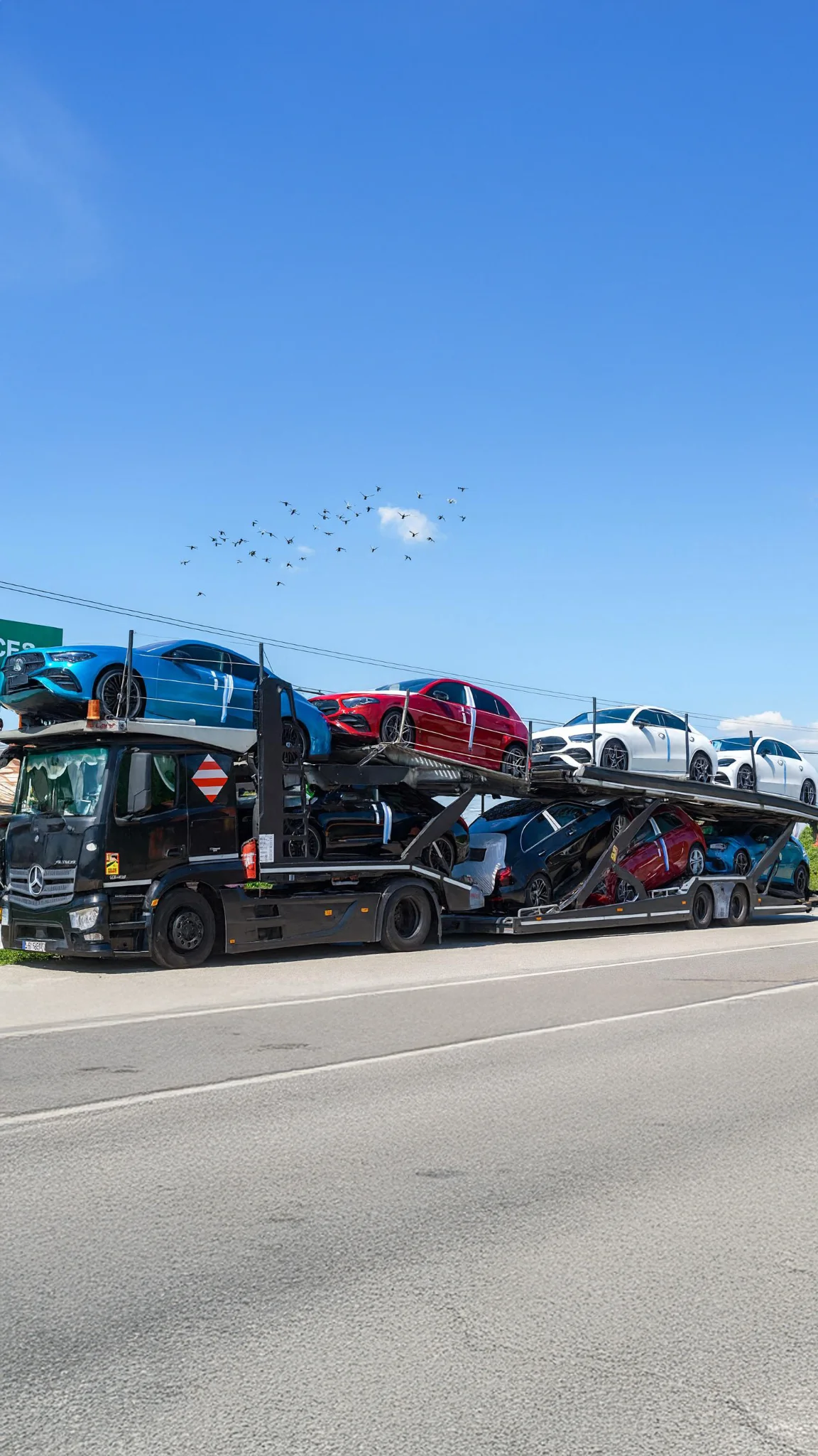 Move several vehicles, fast and easy.